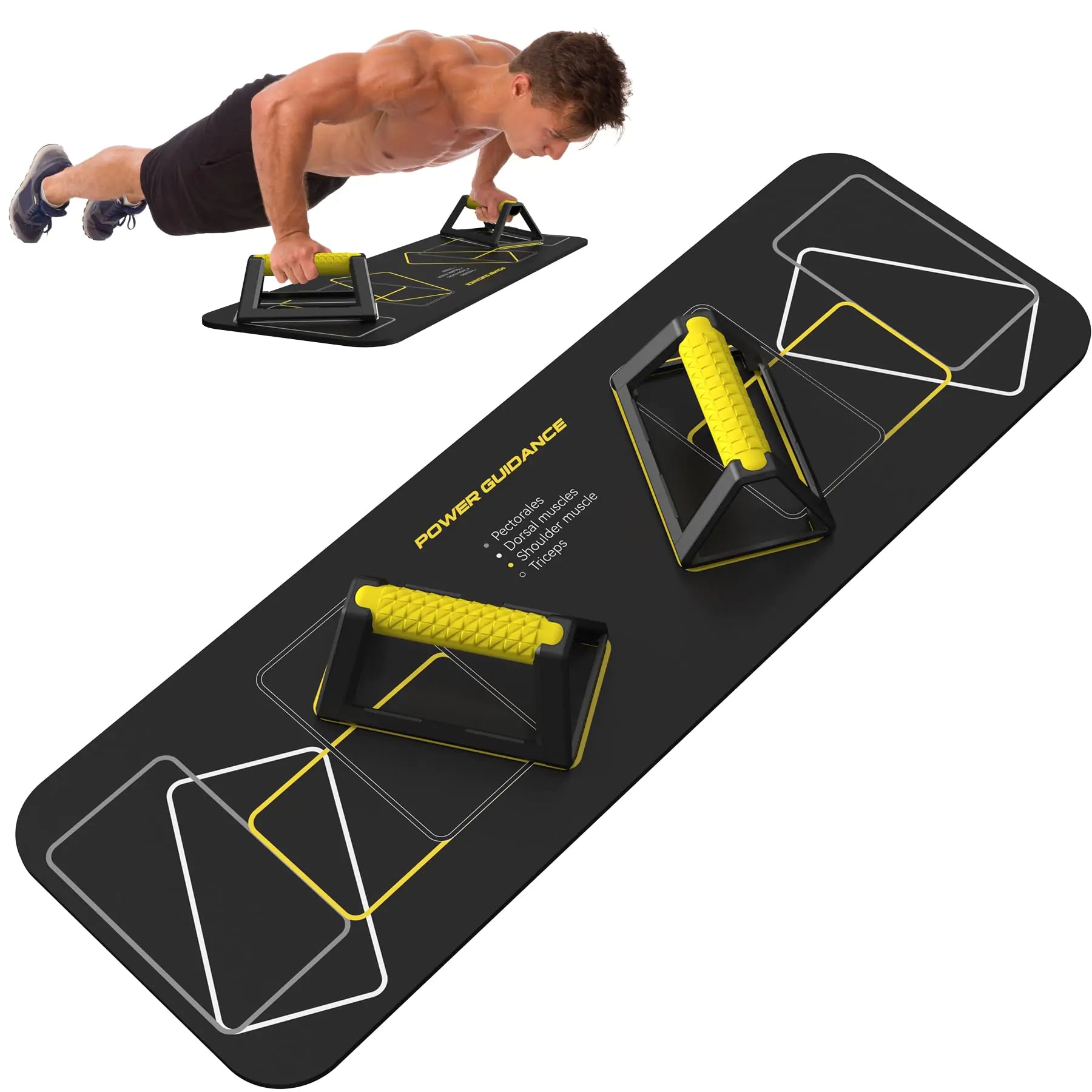 Push Up Pad Home Workout Equipment Multi-Functional Push Up Bar Portable Floor Chest Muscle Exercise Gym Equipment Strength Training for Men & Women Suitable Gifts for Men