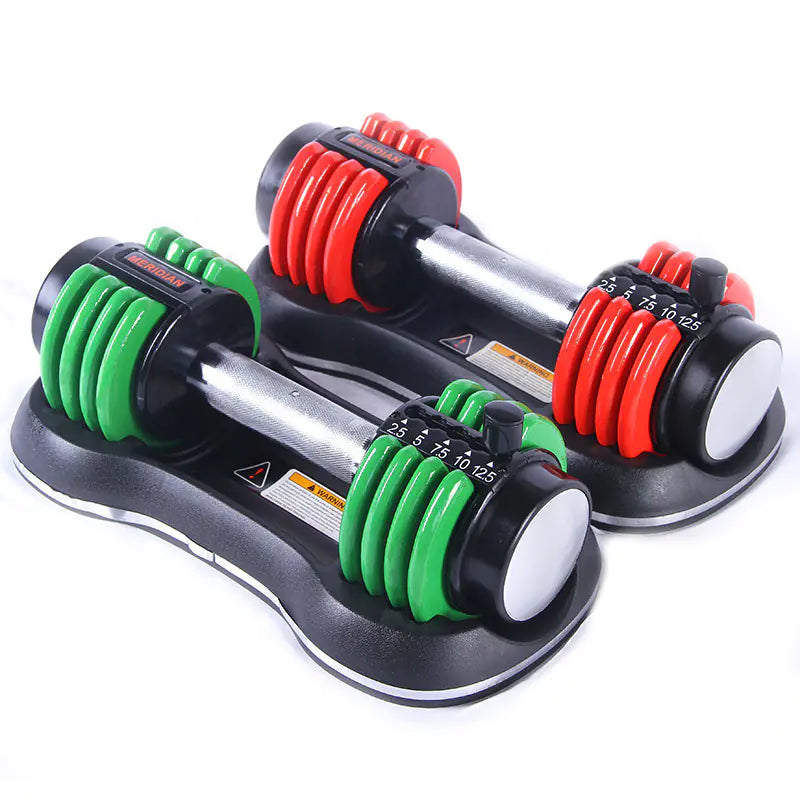 Adjustable 12KG/6KG Dumbbells for Home Gym Use